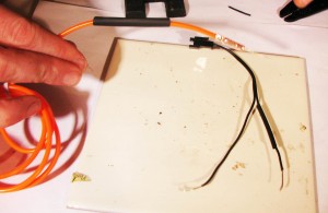 put heatshrink on before soldering