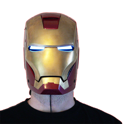 EL Iron Man Set = El Tape Glowing Eyes + EL Panel Arc Reactor