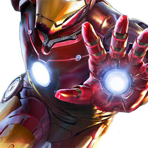 EL Iron Man Body Set = EL Panel Arc Reactor + Hand Repulsors | EL Wire Craft