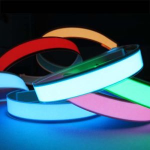Tron Light Strip 1.5cm x 20cm Neon Glow Tape Sci-fi costume EL Ribbon 