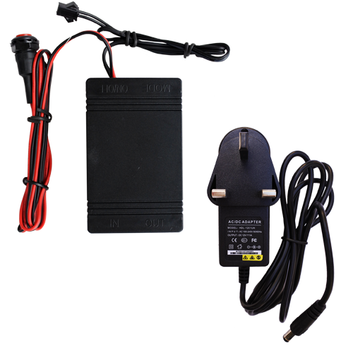 UK mains driver 10-40m el wire with trigger switch