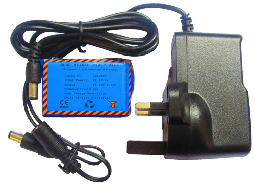 1000mAh battery with 1A charger