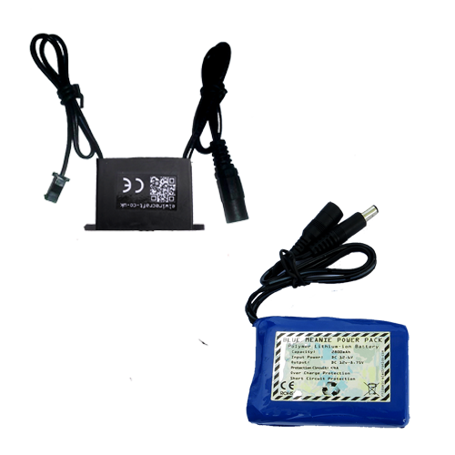 12v large adaptable water resistant driver inverter for 5-15m of el wire with 2800 li-ion rechargeable battery