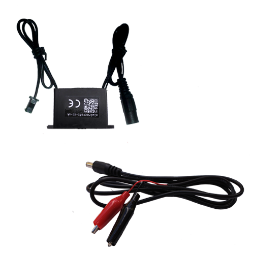 12v large adaptable water resistant driver inverter for 5-15m of el wire with crocodile clips