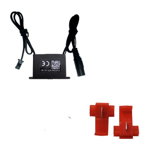 12v large adaptable water resistant driver inverter for 5-15m of el wire with self stripper connectores