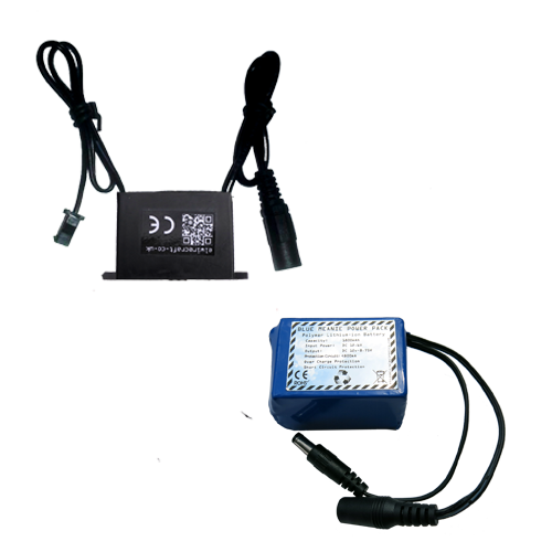 12v large adaptable water resistant driver inverter for 5-15m of el wire with square 1800 li-ion rechargeable battery