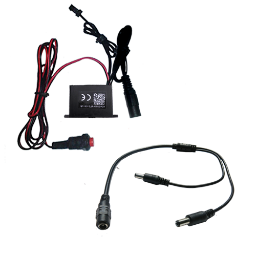 12v large adaptable water resistant driver inverter for 5-15m of el wire with trigger switch and two way splitter