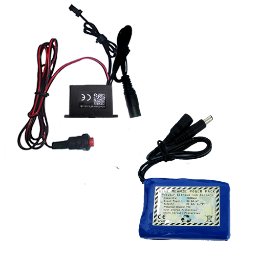 12v large adaptable water resistant driver inverter for 5-15m of el wire with trigger switch 2800 li-ion rechargeable battery