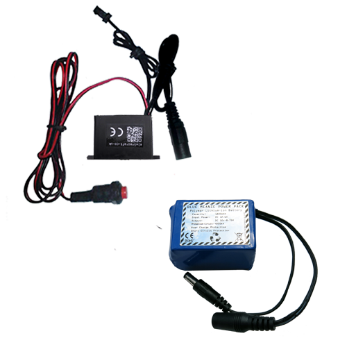 12v large adaptable water resistant driver inverter for 5-15m of el wire with trigger switch square 1800 li-ion rechargeable battery