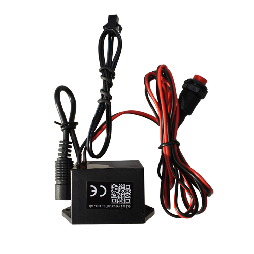 12v large adaptable water resistant driver inverter for 5-15m of el wire with trigger switch