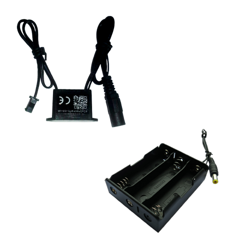 12v-small-adaptable water resistant driver inverter for up to 5m of el wire with 18650 rechargeable battery box