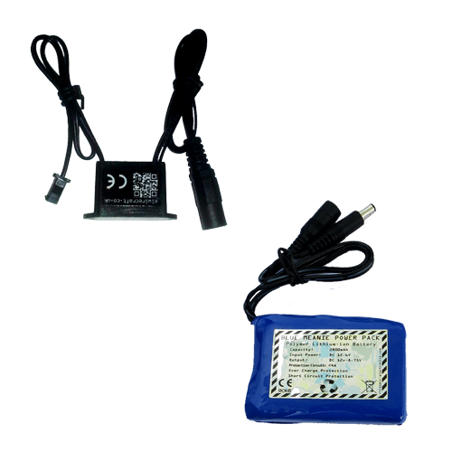 12v-small-adaptable water resistant driver inverter for up to 5m of el wire with 2800 li-ion rechargeable battery