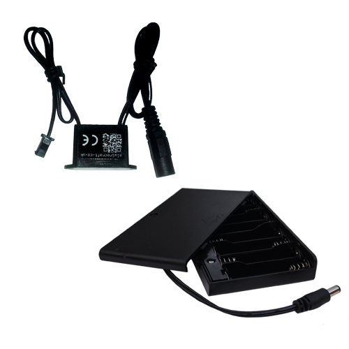 12v-small-adaptable water resistant driver inverter for up to 5m of el wire with 8xAA battery Box