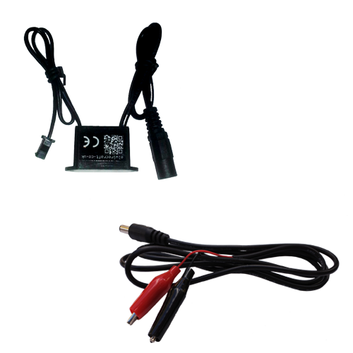 12v-small-adaptable water resistant driver inverter for up to 5m of el wire with crocodile clips