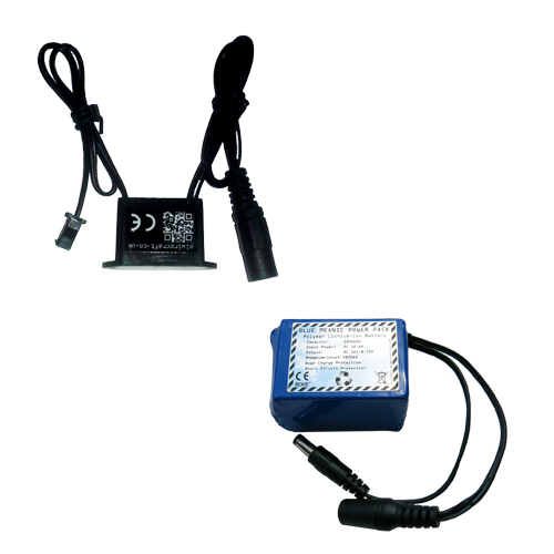 12v-small-adaptable water resistant driver inverter for up to 5m of el wire with square 1800 li-ion rechagreable battery