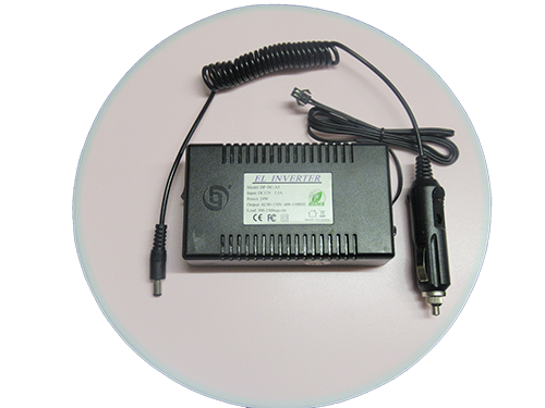 33cm diameter EL panel for telescope flat-field correction with a car lighter attachment for the power source