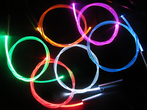 6 colour LED emitters with fibre