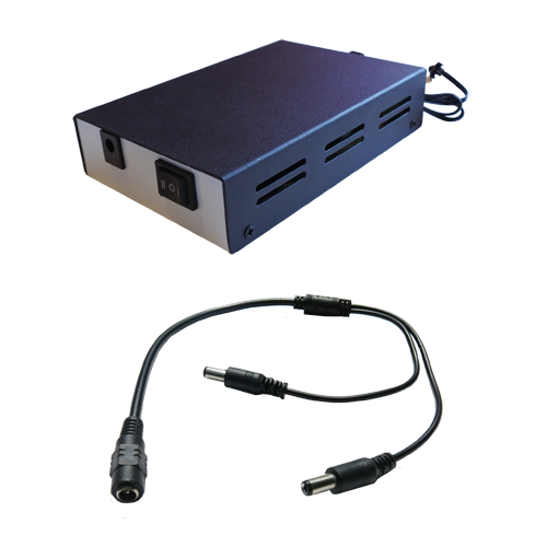 12v 30-100m excel driver with 12v 2 way splitter