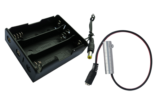 Led emitter with 3 x 18650 battery box