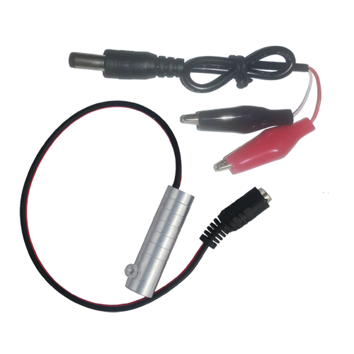 LED emitter with crocodile clips