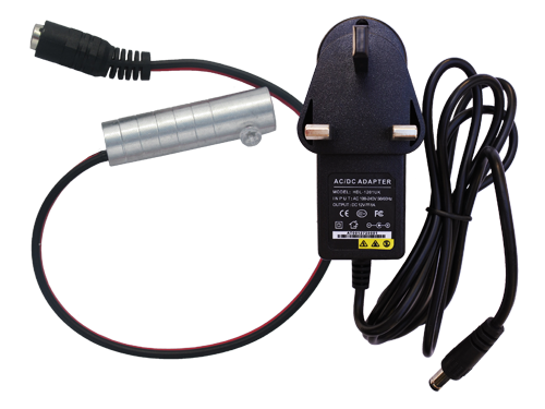 Led emitter with UK mains power supply unit