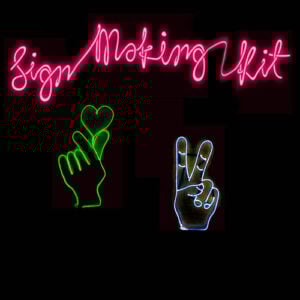 sign making kit made fro el wire for signwriting