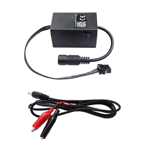 Adaptable chasing driver inverter for 5-15m of el wire with crocodile clips