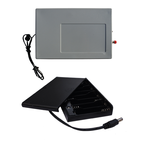 Adaptable driver inveter for 20-60m of el wire with 8xAA battery box