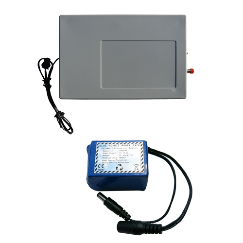 Adaptable driver inveter for 20-60m of el wire with square 1800mah li-ion rechargeable battery