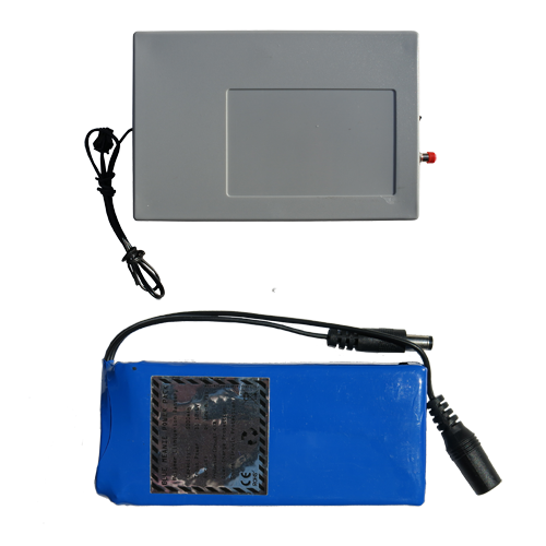 Adaptable driver inveter for 20-60m of el wire with thin 5000mah li-ion rechargeable battery