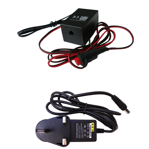 adaptable el inverter driver for 5-15m of el wire with trigger switch and UK mains adapter plug