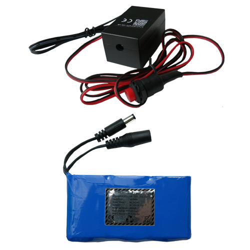 adaptable el inverter driver for 5-15m of el wire with trigger switch and thin 1800 rechageable battery