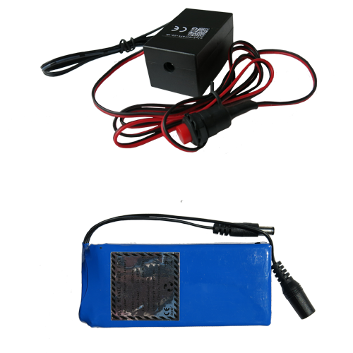 adaptable el inverter driver for 5-15m of el wire with trigger switch and 5000 rechageable battery