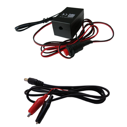 adaptable el inverter driver for 5-15m of el wire with trigger switch and crocodile clips