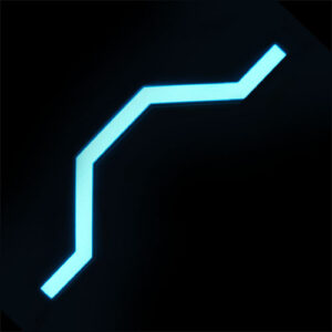 angled el tape 2x40cm for tron outfit