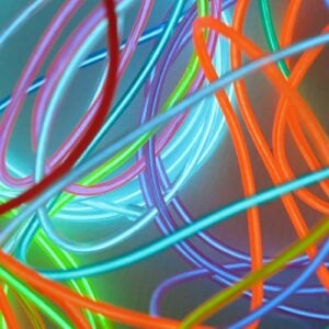 EL Wire in multiple colours and sizes sample pack