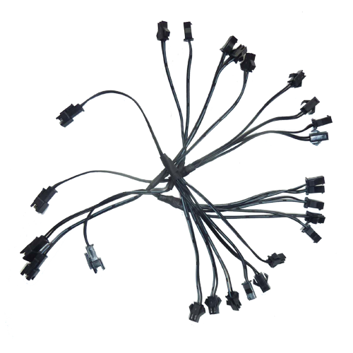 Mini Splitter for EL Wire or EL Tape - 2-way up to 6-way