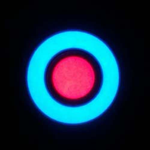 EL Tape Bullseye! 6cm EL Hoop with 3cm EL Button