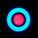 El Tape in the shape of a bullseye