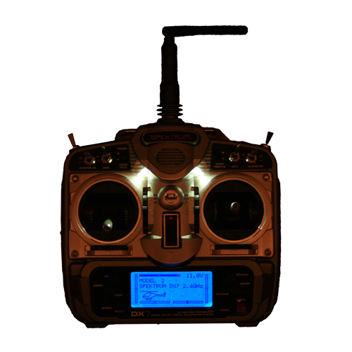 EL Panel Illuminated Backlight for Spektrum DX6i and DX7 Controllers (may fit other models)