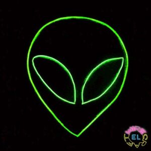 El Wire Glow Alien Set
