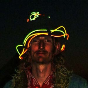 Festival EL Wire Set = 3 x 1metre EL Angel Hair + Driver