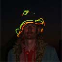 El Wire Festival party neon glow