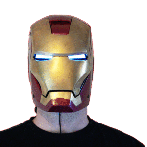 EL Iron Man Set = El Tape Glowing Eyes + EL Panel Arc Reactor