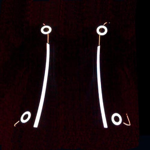 EL Tape TRON SET = 2X 40cm EL Tape + EL Hoops + EL Wire