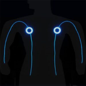 Basic Tron Set = 2 X 1m EL Wire + 2 X EL Tape Hoops + Driver