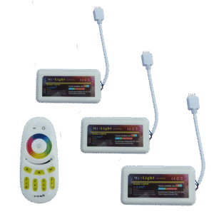 LED Remote and 3 controllers
