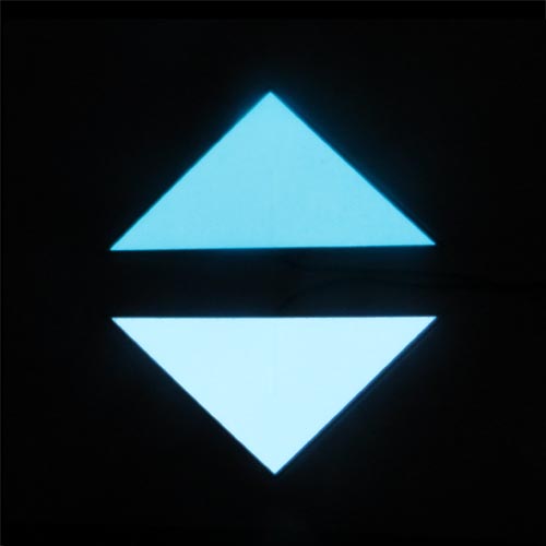 el panel triangle shape