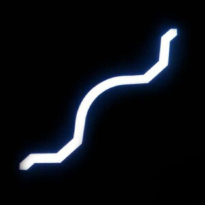 curved el tape or shape