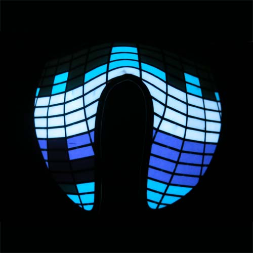 Glowing Feather Party Mask